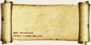 Jakov Konjović vizit kartica